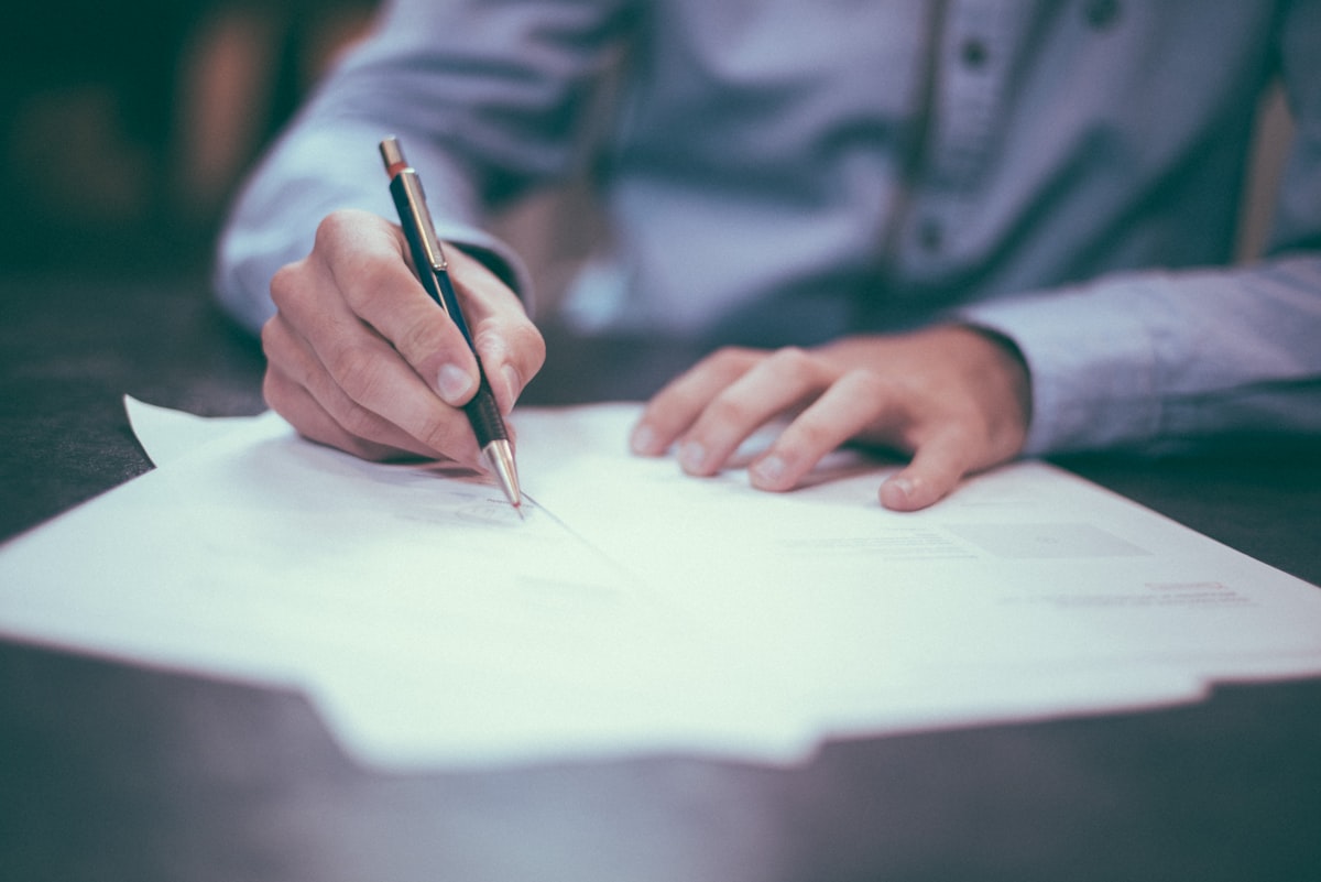 Legal documents, contract